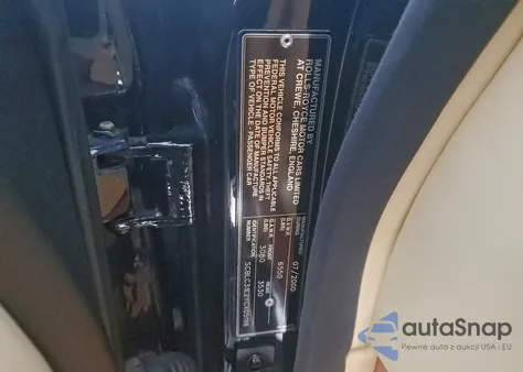 2000 Bentley Arnage z USA, uszkodzony, nr VIN SCBLC31E2YCX05198